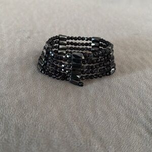 Black Multi-Wear Magnetic Jewelry Piece EUC